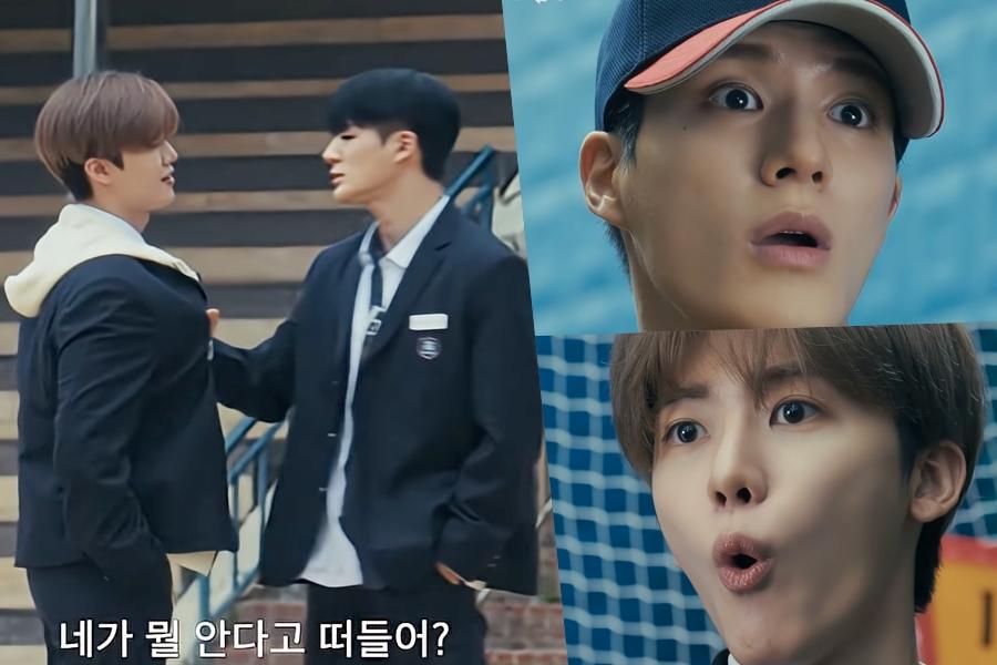 Watch: NCT’s Jeno And Jaemin Start An Unlikely Cat-And-Dog Partnership Through Baseball In “WIND UP”